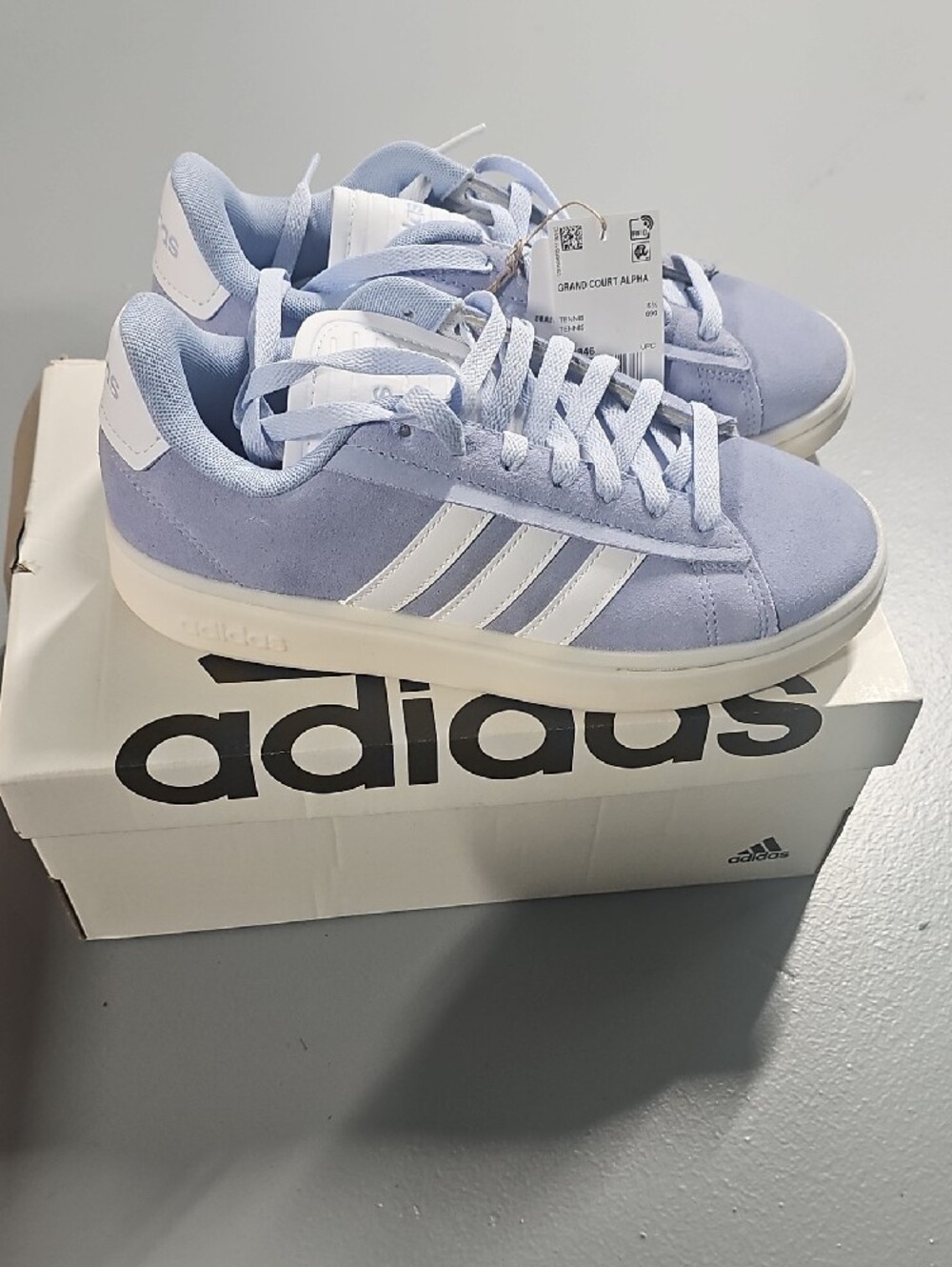 BNWT Adidas Grand Court Alpha Women's Suede Sneakers